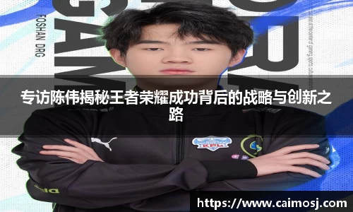 专访陈伟揭秘王者荣耀成功背后的战略与创新之路